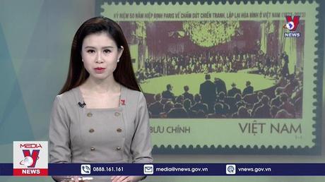 Phát hành bộ tem kỷ niệm 50 năm Hiệp định Paris