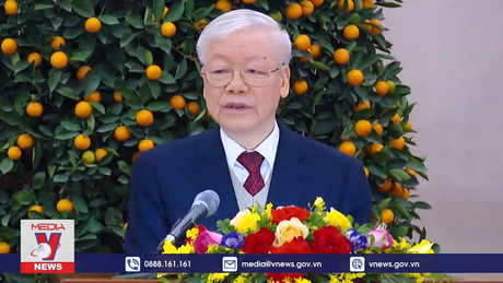 Tổng Bí thư chúc Tết lãnh đạo, nguyên lãnh đạo Đảng, Nhà nước