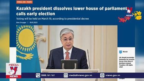 Tổng thống Kazakhstan giải tán Hạ viện