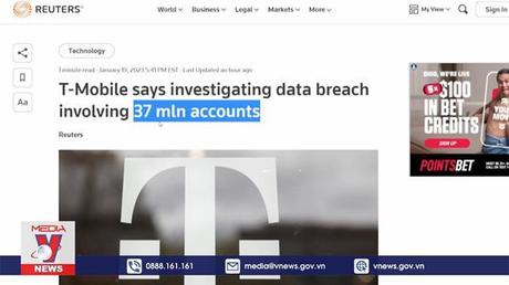37 triệu khách hàng T-Mobile bị đánh cắp dữ liệu