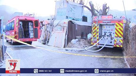 Hàng trăm người sơ tán do hỏa hoạn tại Seoul