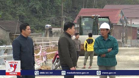 Thông xe cầu bến kẹm bắc qua sông Mã