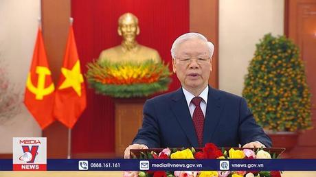 Tổng Bí thư chúc Tết đồng bào chiến sĩ cả nước