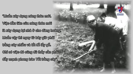 Học Bác mỗi ngày: Tết trồng cây