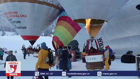 Đặc sắc lễ hội khinh khí cầu tại Chateau-d'Oex, Thụy Sỹ