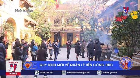 Quy định mới về quản lý tiền công đức