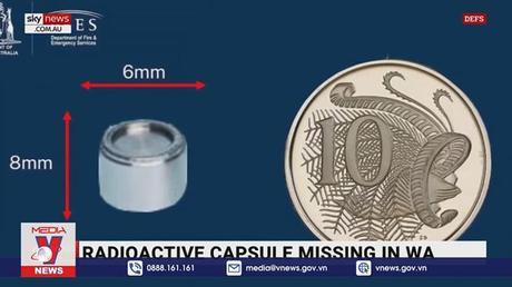 Australia tìm kiếm khẩn cấp viên chứa chất phóng xạ bị thất lạc