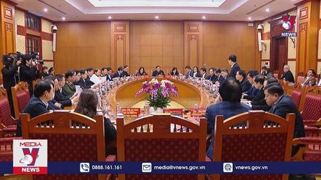 Hội nghị triển khai Chương trình làm việc của Bộ Chính trị, Ban Bí thư năm 2023