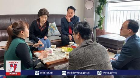 Đón xuân tại gia đình đa văn hóa Việt Hàn