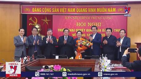 Bổ nhiệm Phó Trưởng Ban Nội chính Trung ương