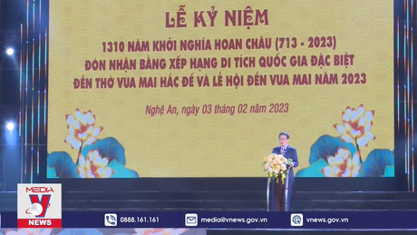 Nghệ An: Kỷ niệm 1310 năm khởi nghĩa Hoan Châu và Khai hội Lễ hội Đền Vua Mai năm 2023