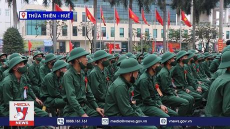 Hơn 1.450 thanh niên Thừa Thiên – Huế lên đường nhập ngũ 