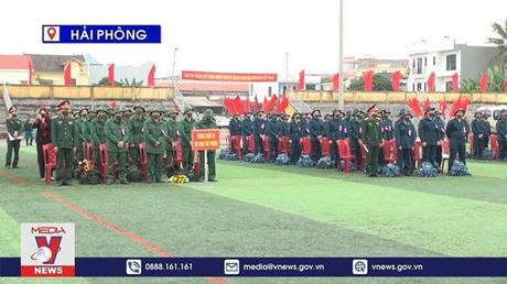 2.500 tân binh Hải Phòng hăng hái lên đường nhập ngũ 