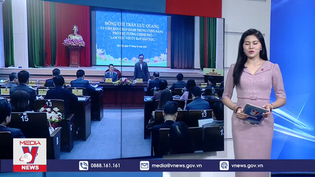 Phó Thủ tướng Trần Lưu Quang làm việc với Ủy ban Dân tộc