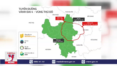 Tháng 6/2023, khởi công xây dựng đường Vành đai 4 Hà Nội