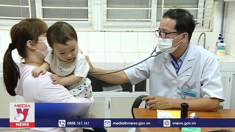 Nhiều trẻ mắc bệnh hô hấp