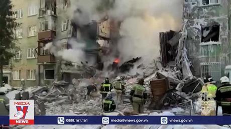 Nổ khí ga ở chung cư tại Nga