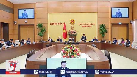 Khai mạc Phiên họp thứ 20 của Ủy ban Thường vụ Quốc hội