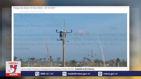 Cuba dần khôi phục dịch vụ cung cấp điện