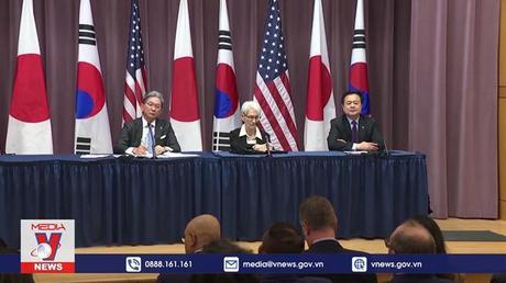 Mỹ-Hàn-Nhật nhất trí hợp tác phi hạt nhân hóa Bán đảo Triều Tiên