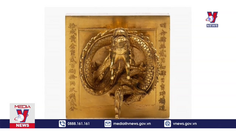Ấn vàng 'Hoàng đế chi bảo' được thương lượng mua với giá gần 154 tỉ đồng