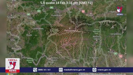 Động đất độ lớn 5,6 rung chuyển Đông Âu