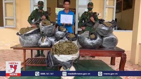Bắt giữ nghi phạm vận chuyển gần 60kg cần sa