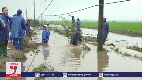 Quảng Trị khẩn trương cứu 1.800 ha lúa bị ngập úng