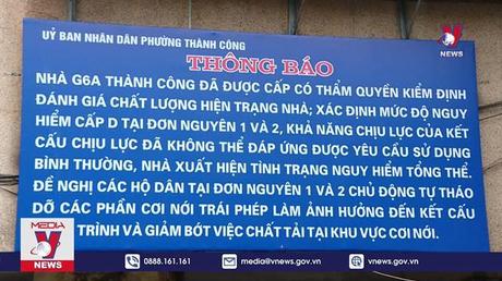 Đối thoại lần cuối với các hộ dân nhà G6A Thành Công 