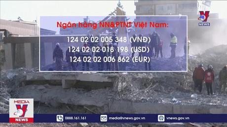 Vận động ủng hộ nhân dân Thổ Nhĩ Kỳ và Syria 
