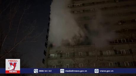 Cháy lớn gây thương vong tại thủ đô của Nga