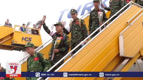 Đoàn cứu hộ Quân đội Nhân dân Việt Nam đã về nước an toàn