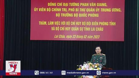 Bộ trưởng Bộ Quốc phòng làm việc tại tỉnh Lai Châu