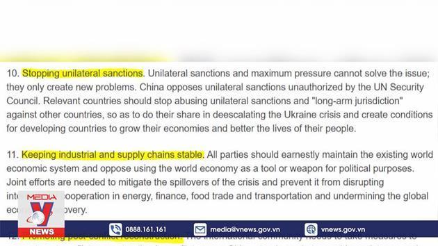 Trung Quốc đề xuất giải pháp chính trị cho cuộc khủng hoảng Ukraine