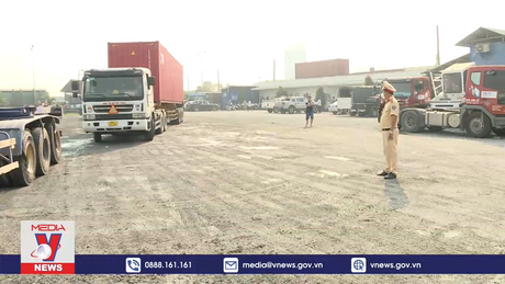 TP.HCM kiểm tra ma túy tài xế xe container, xe tải 