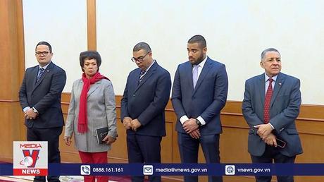 Lễ ký thỏa thuận hợp tác Đảng ta và Đảng MIU Dominicada