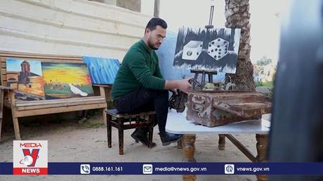 Tái chế sắt vụn thành tác phẩm nghệ thuật