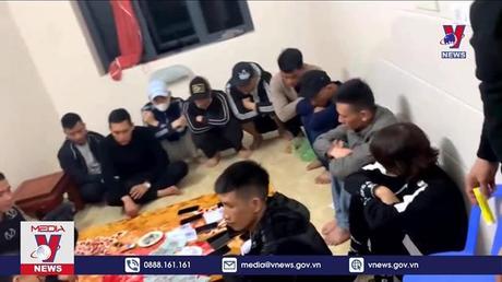 Nghệ An triệt phá sới bạc, bắt giữ hàng chục đối tượng