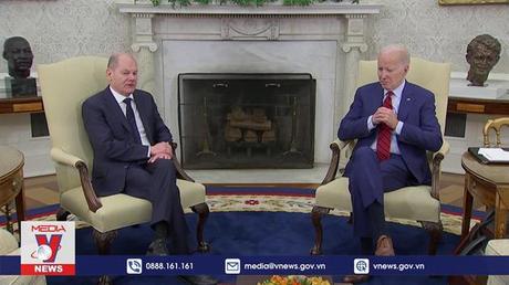 Lãnh đạo Mỹ, Đức thảo luận việc hỗ trợ Ukraine