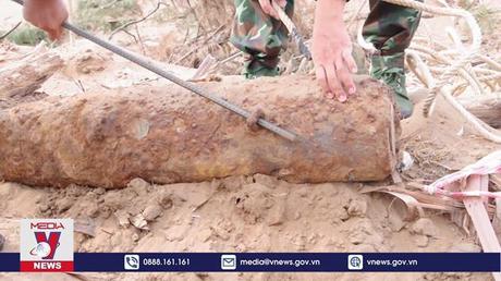 Xử lý an toàn quả bom trên 150 kg tại Trà Vinh