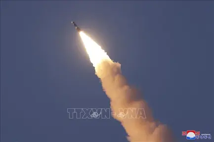 Triều Tiên phóng tên lửa đạn đạo