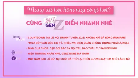 24/7 Gen Z ngày 11/9/2025: Clip “Match Day” chọn chuyên ngành bác sĩ nội trú của Trường ĐH Y Hà Nội,  Hiệu trưởng nhắn nhủ, Gen Z nghe mà thấm 