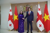 Phó chủ tịch nước Võ Thị Ánh Xuân hội đàm với Thủ tướng Gruzia