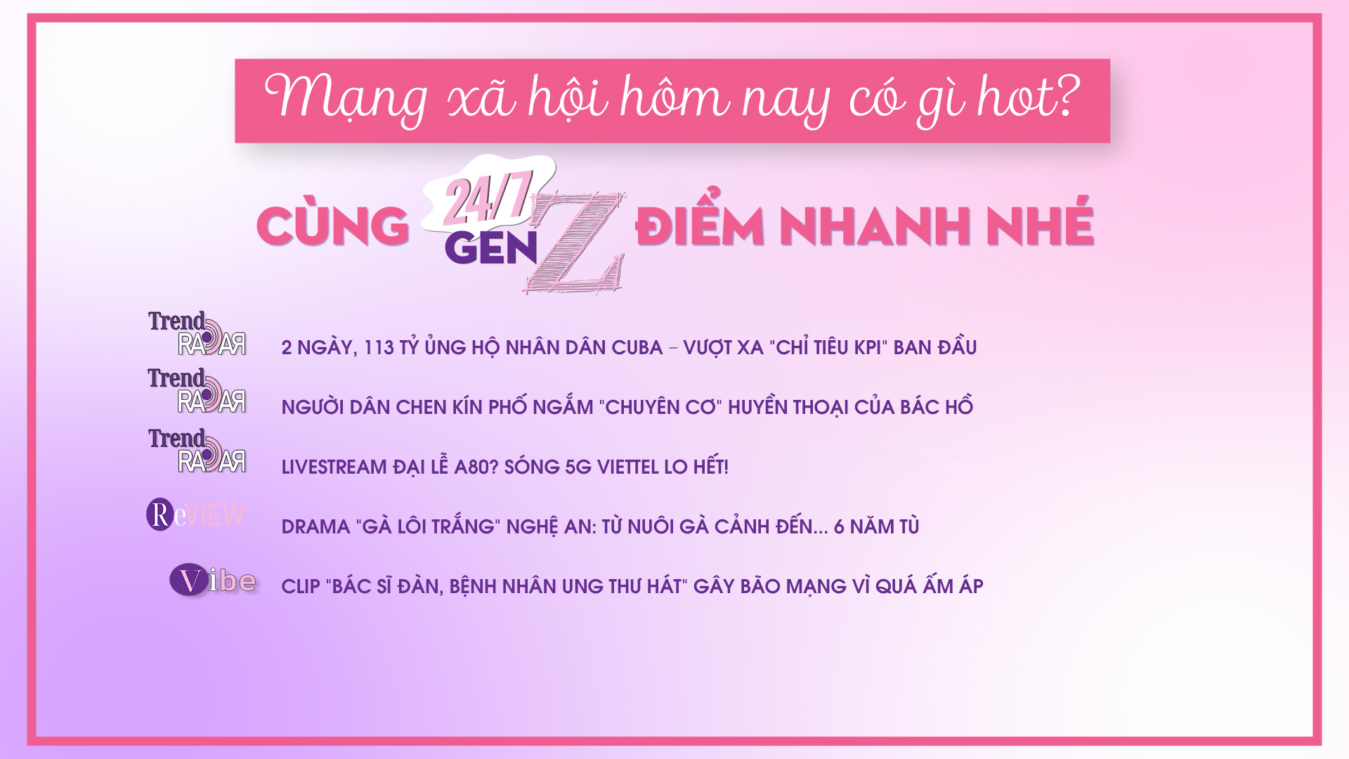 24/7 Gen Z ngày 15/8/2025