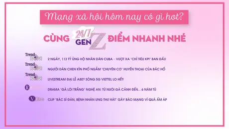 24/7 Gen Z ngày 15/8/2025