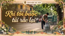 Khi tôi buộc túi rác lại