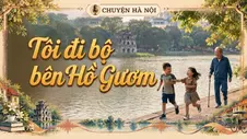 Tôi đi bộ quanh hồ Gươm