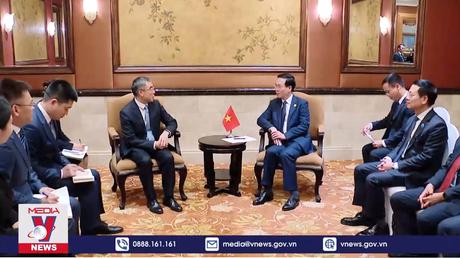 Chủ tịch nước Võ Văn Thưởng tiếp Lãnh đạo Tập đoàn Huawei