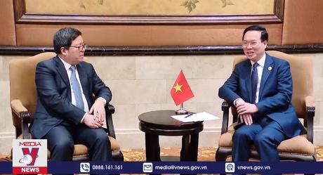 Chủ tịch nước tiếp Lãnh đạo Tập đoàn Trung Hưng, Trung Quốc