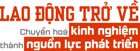 Lao động trở về - chuyển hóa kinh nghiệm thành nguồn lực phát triển